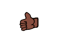 Well Done Thumbs Up Sticker