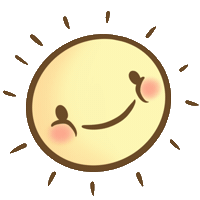 Happy Sun Sticker