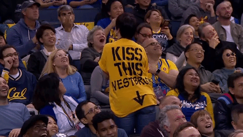fan kiss this GIF by ESPN