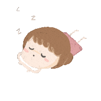 Zzz Sleeping Sticker by Capachitos