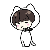 juheeyu cat kitty suga yoongi Sticker