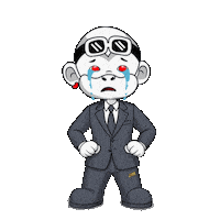 Corporate Sadness Sticker by Zhot