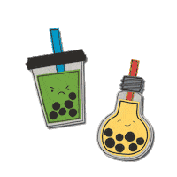 Bubble Tea Friends Sticker by Bitty Bao