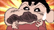 Shinchan anime japan shock heartbreak GIF