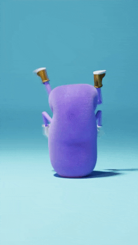 Smoufy_ crazy spin clown screaming GIF