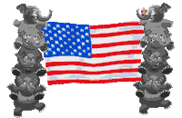 Independence Day Usa Sticker by Bill Greenhead