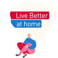Medibank meditation live better medibank medibank live better Sticker