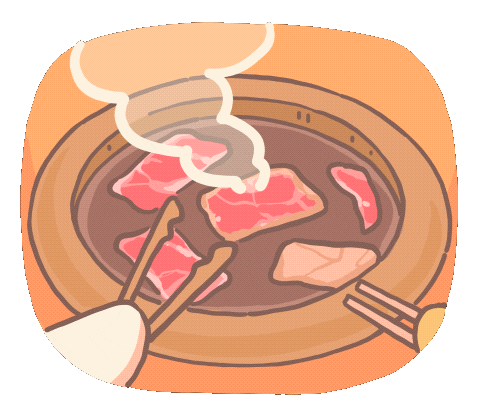 luckynortor giphyupload yakiniku luckynortor nene and bubu Sticker