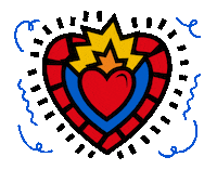goodbadhabitsanimation heart 20 wikipedia sacredheart Sticker