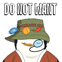 No Way Smh Sticker by Pudgy Penguins