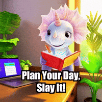 Planner Slay It GIF by Divineasaur