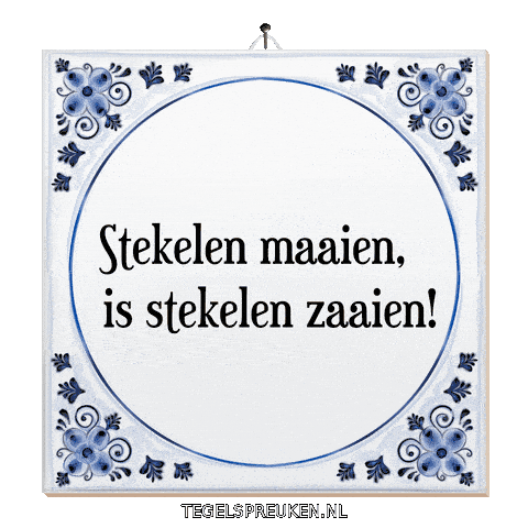 Humor Werk Sticker by Tegelspreuken.nl