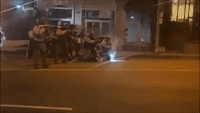 Deputy Hacks at Suspect With Riot Shield During LA Protest