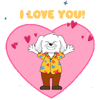 I Love You Dance Sticker by BoDoggos