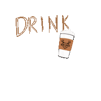 DeerCreekCoffee coffee deer latte coffee time Sticker