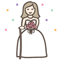 Wedding Sticker by Polka Dot Bride