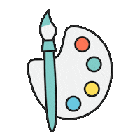 Artist Paint Sticker by Photocircle