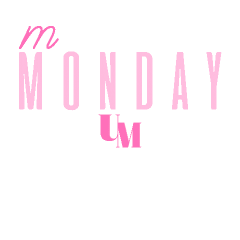 Happy Monday Sticker by UnitedMonograms