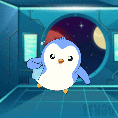 Outer Space GIF by Pudgy Penguins
