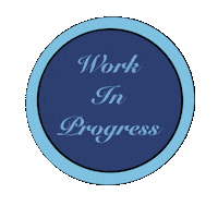 nana_svna work work in progress nana svna Sticker