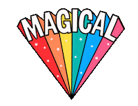 Sticker Rainbow Sticker by Happy Peach Club