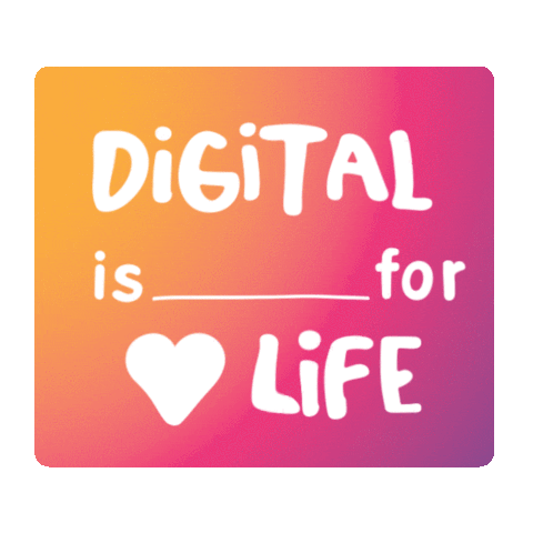 DigitalforLifeSG giphyupload heart life digital Sticker