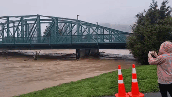 Maitai River Bursts Banks and Floods Nelson