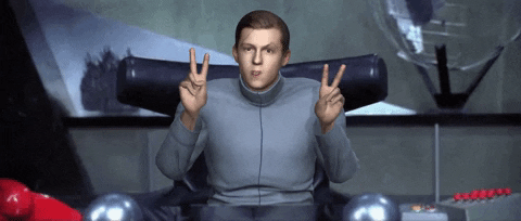 morphin giphyupload quote fingers tom holland GIF