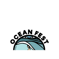 Surf City Sticker by theoceanfestorg