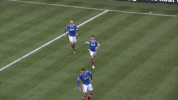 celebration fall GIF by Portsmouth Football Club