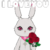 Happy I Love You Sticker by Fluffey