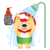temankodomo shower baby shower mandi shampo Sticker