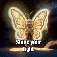 Glow Inner Light GIF by BuddhaFlyJourney