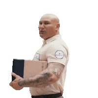 Delivery Postman Sticker by Bespoke Post