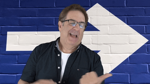 JeffBergman giphygifmaker point right actor GIF