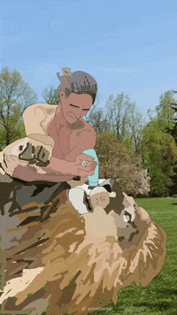Lion Cuidado GIF