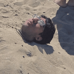 Beach Bury GIF