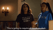 Helping Lets Go GIF by grown-ish