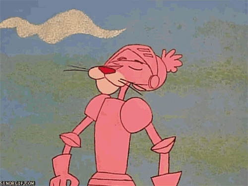 pink panther animation GIF by Cheezburger