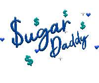 Sugar Daddy Money Sticker by Julia Dates