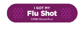 Sick Flu Shot Sticker by UPMC Health Plan