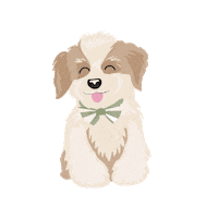 Flower Puppy Sticker by Michis Miami