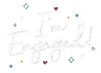 bridebabybreakfast wedding engaged im engaged bride and breakfast Sticker