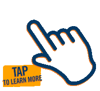 Hand Click Sticker by Bucknell University