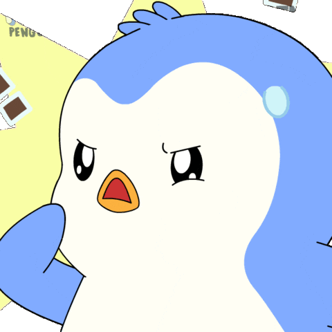 Scared Oh No GIF by Pudgy Penguins