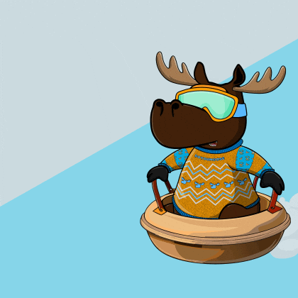 DoYouMoose christmas winter xmas nft GIF