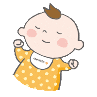 Baby Sleeping Sticker by メデラ株式会社