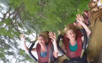 Screaming Roller Coaster GIF by I Love Kellie Pickler