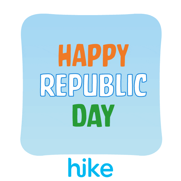 republic day indian Sticker by Hike Messenger