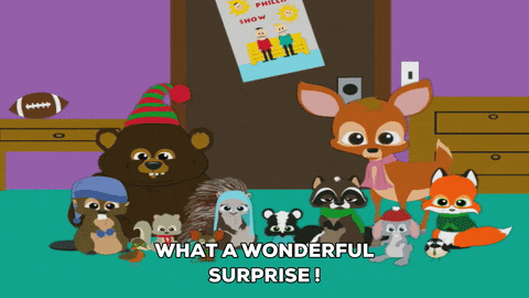 wide eye announcement GIF by South Park 